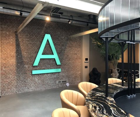 Led reclame logo binnen